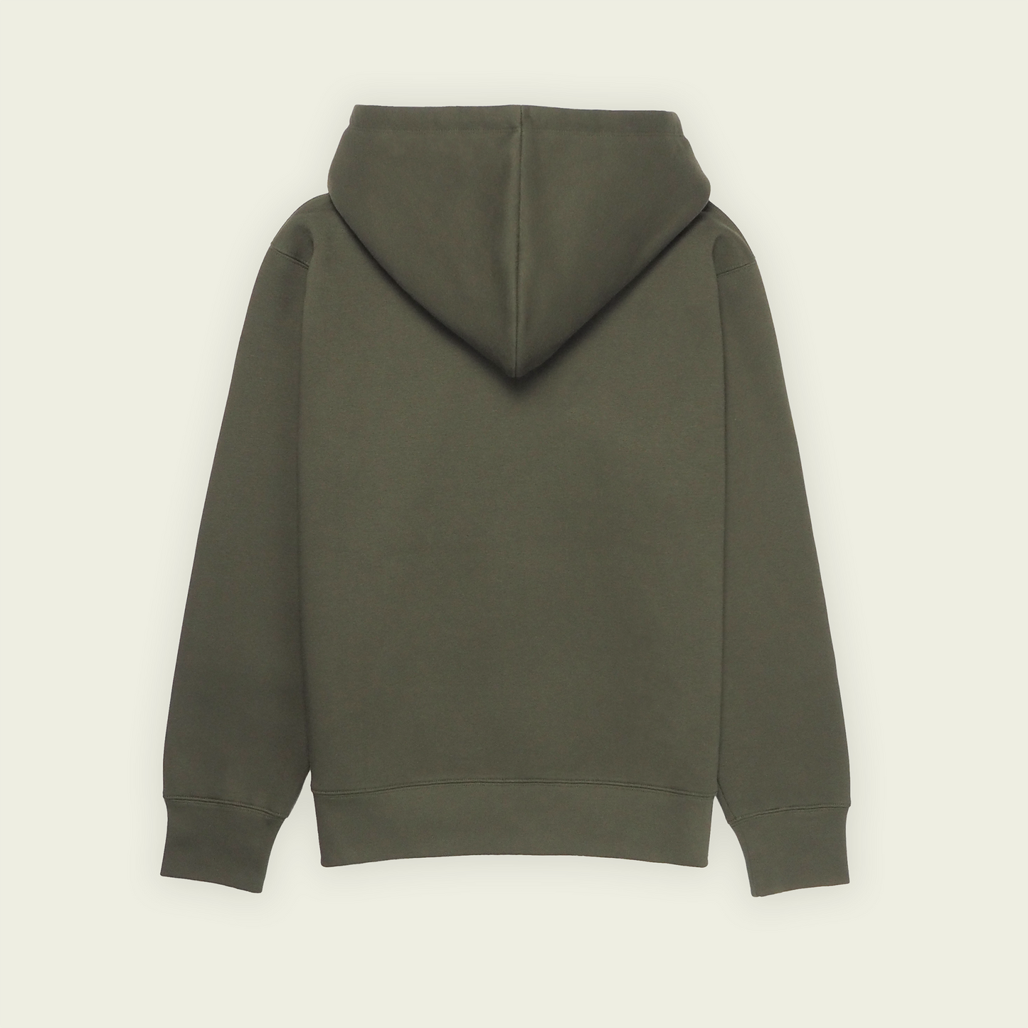 hoodie back olive