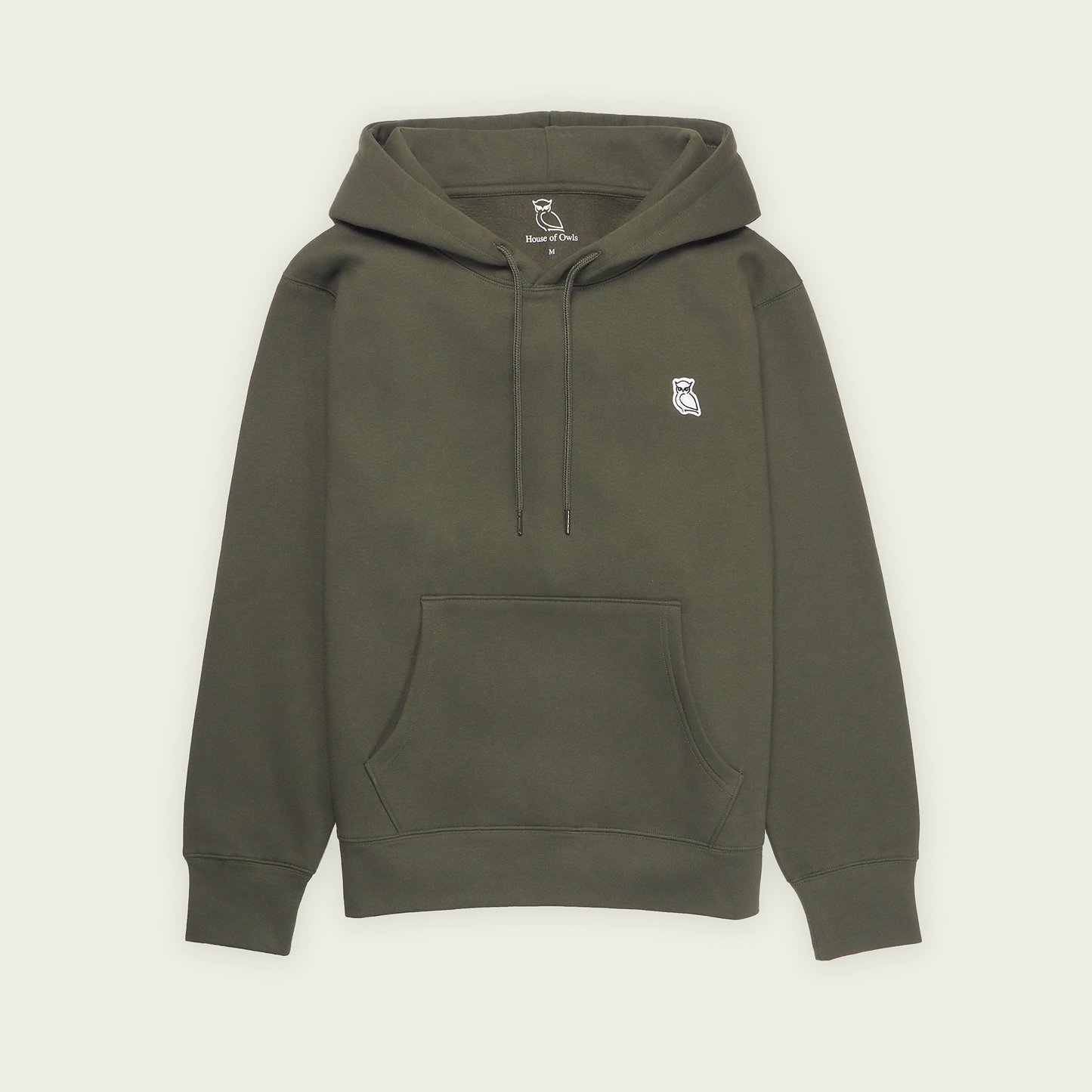 hoodie front olive
