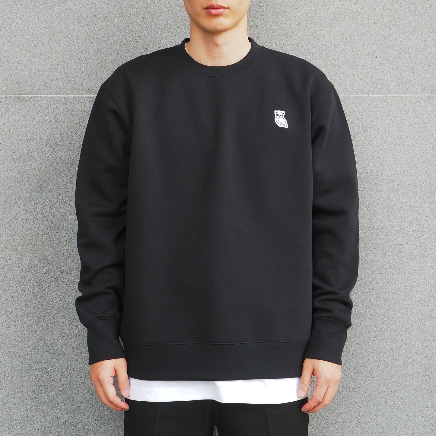 sweatshirt men model front black