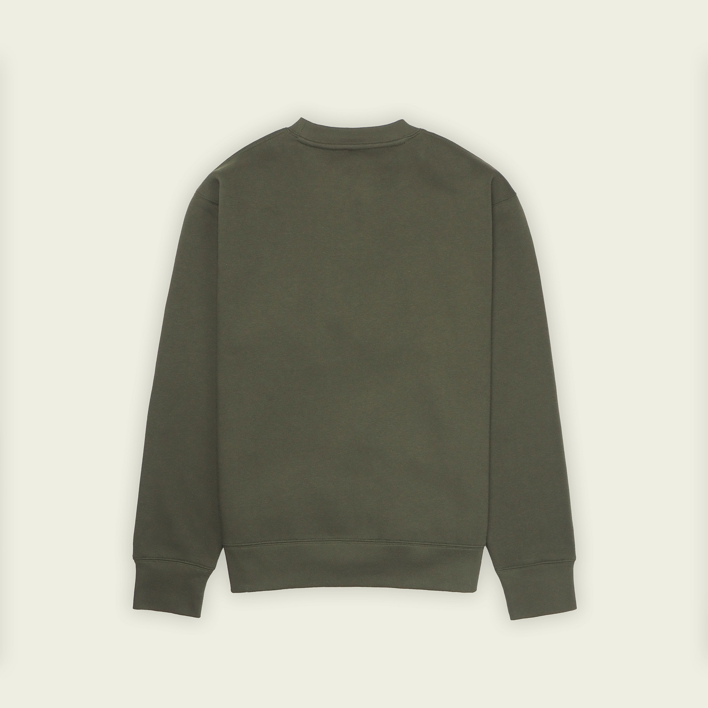 OWL PATCH SWEATSHIRT (UNISEX) / OLIVE