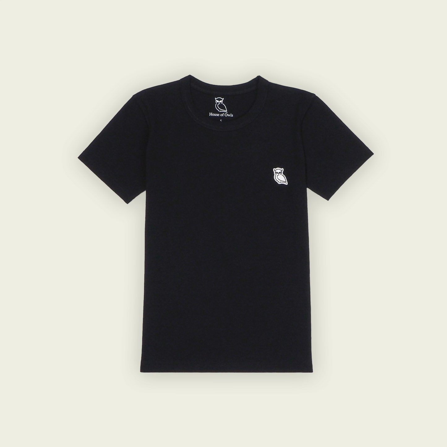 OWL PATCH T-SHIRT (WOMEN) / BLACK