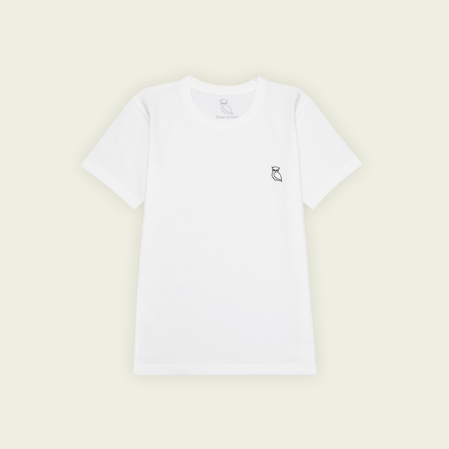 OWL PATCH T-SHIRT (WOMEN) / WHITE