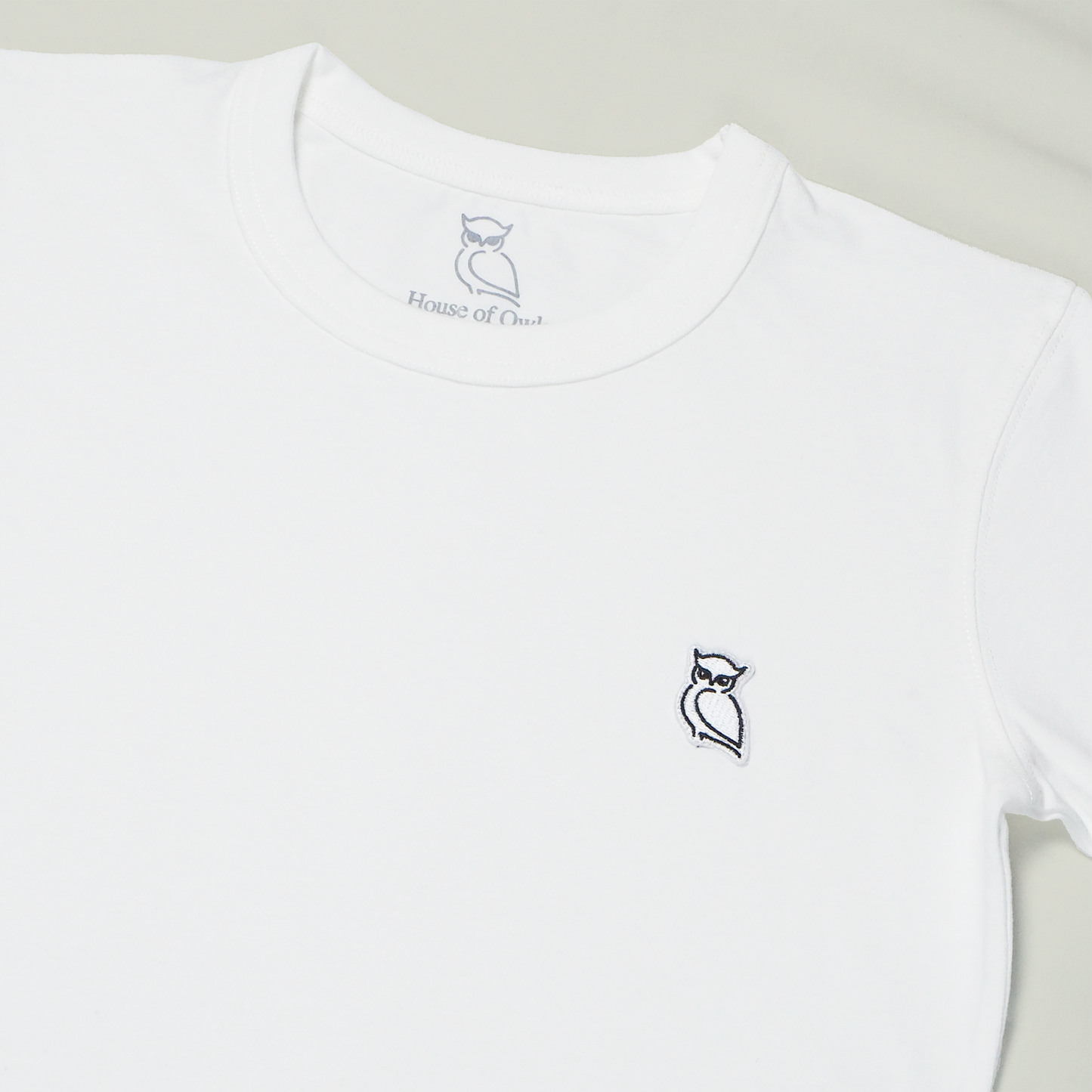 OWL PATCH T-SHIRT (WOMEN) / WHITE