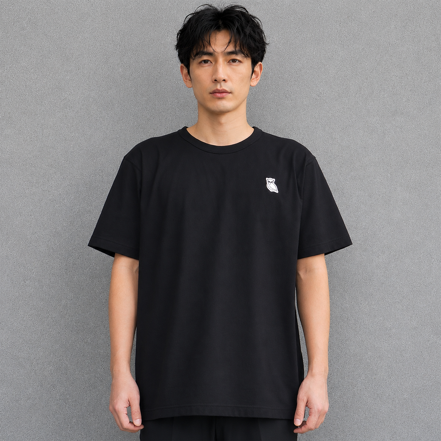 OWL PATCH Tシャツ / BLACK