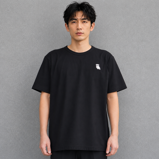 OWL PATCH Tシャツ / BLACK