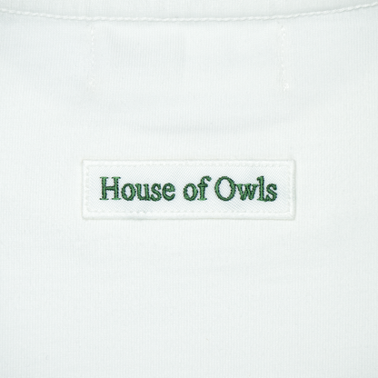 OWL PATCH オーバーサイズロングTシャツ / WHITE