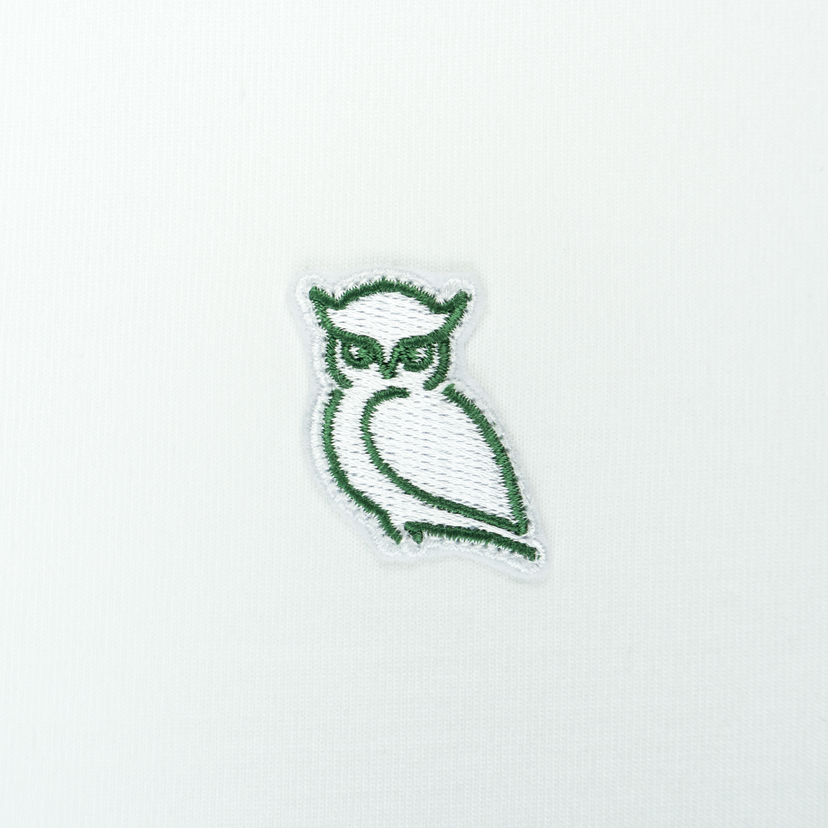 OWL PATCH オーバーサイズロングTシャツ / WHITE