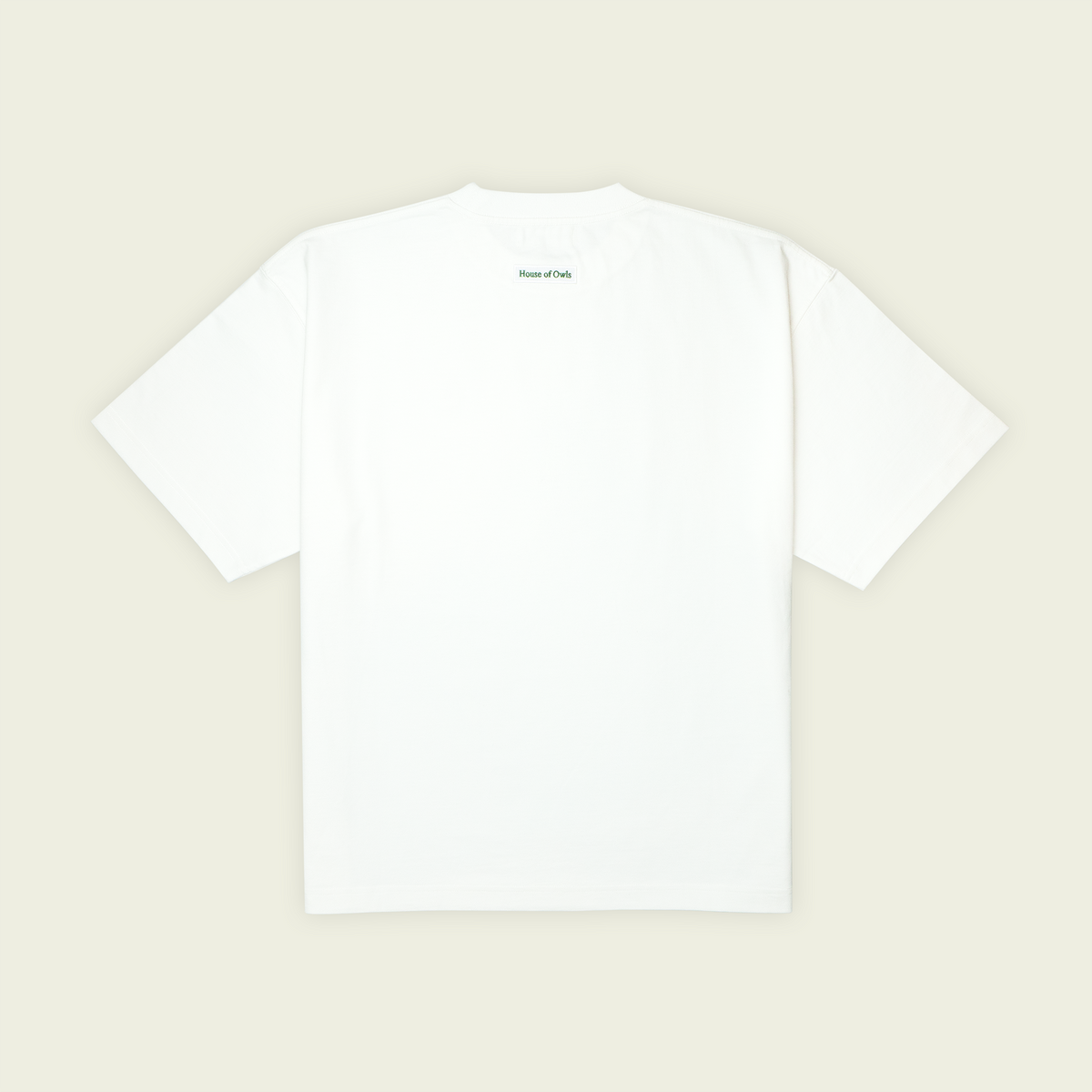 OWL PATCH オーバーサイズTシャツ / WHITE