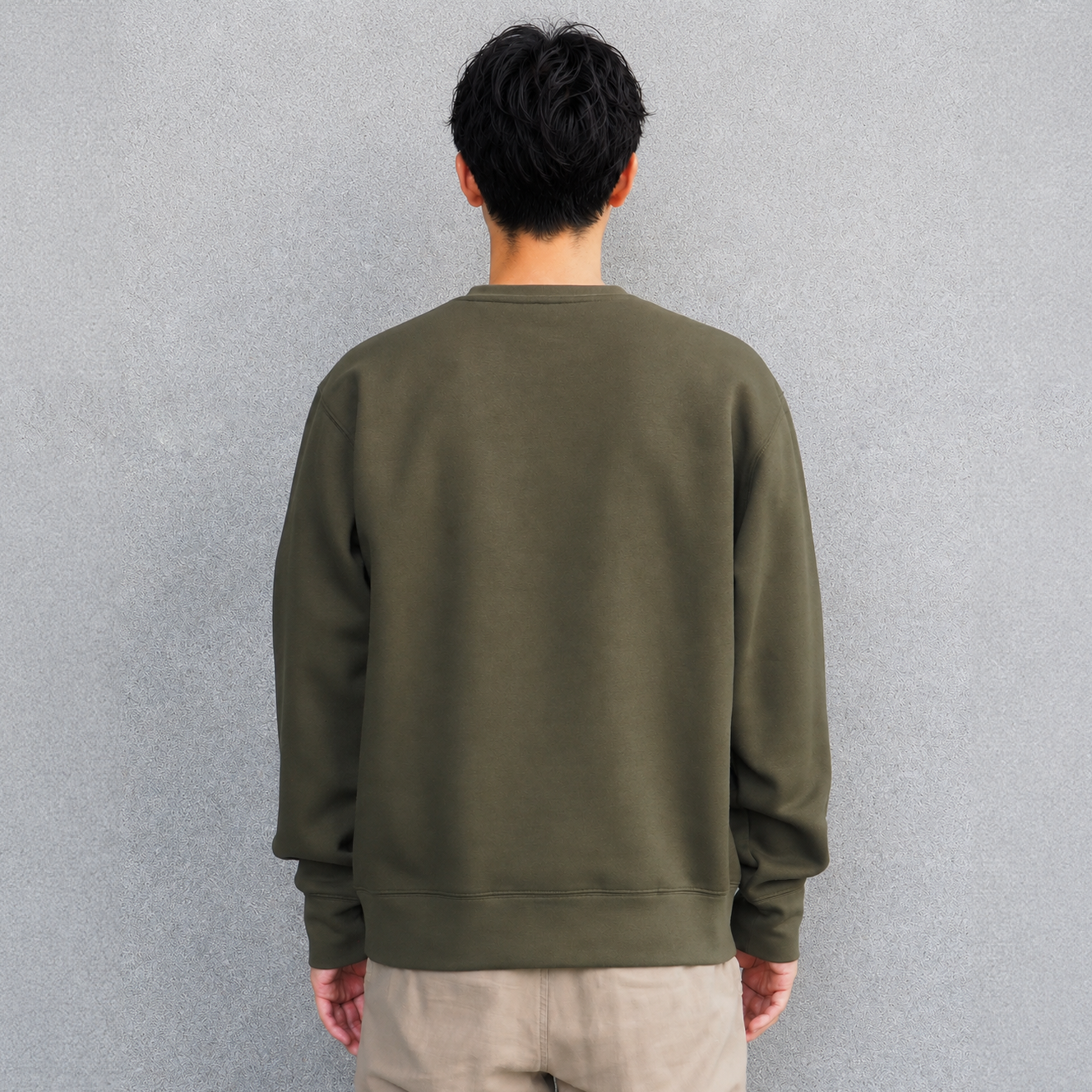 OWL PATCH スウェットシャツ / OLIVE