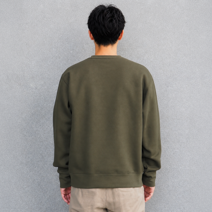 OWL PATCH スウェットシャツ / OLIVE