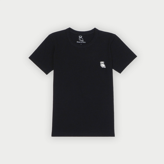 OWL PATCH Tシャツ (WOMEN) / BLACK