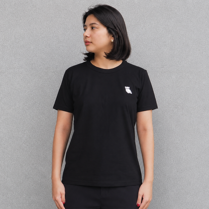 OWL PATCH Tシャツ (WOMEN) / BLACK
